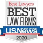 Logo: Best lawyers law firms 2020 U.S. News & World Report